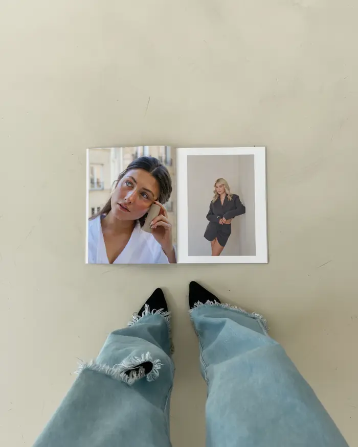 A Deely Creators editorial spread in a printed magazine